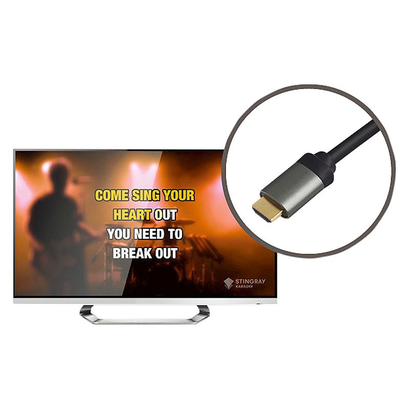 Singing Machine Vibe Hi-Def Karaoke System - Black (SDL366)