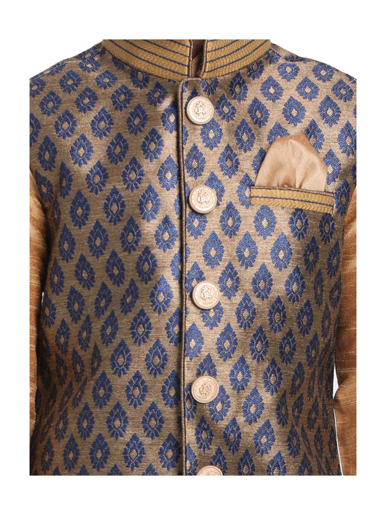 Crimsoune Club Kids Mint Solid Full Sleeves Blazer