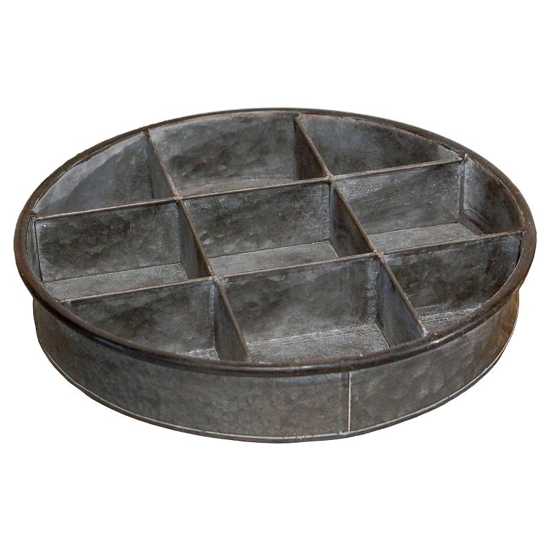 Metal Tray with Dividers - VIP Home & Garden