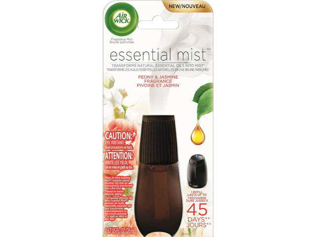 Air Wick 62338-98555 Essential Mist Refill, Peony and Jasmine, 0.67 oz.
