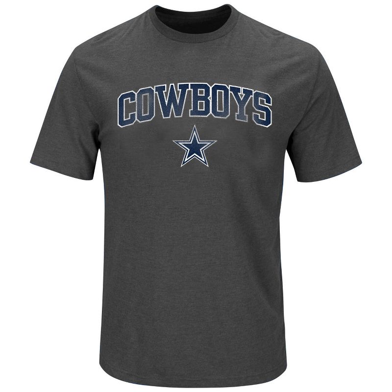 NFL Dallas Cowboys Men's Gray Dallas Cowboys Big & Tall T-Shirt XXXL