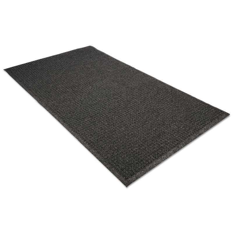 4'x6' Rectangle Solid Floor Mat Black - Guardian