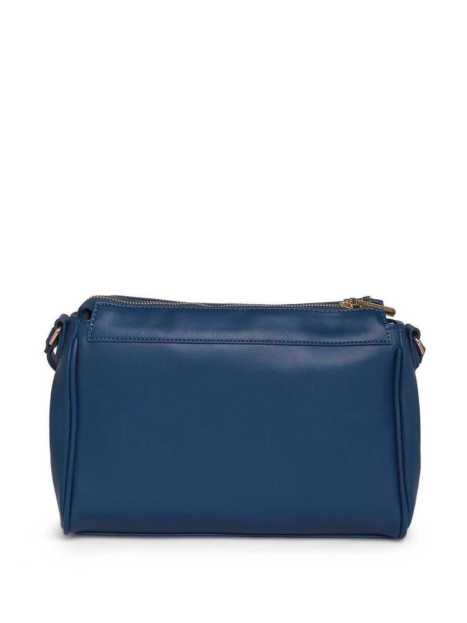 Marina Galanti Blue Solid Medium Sling Handbag