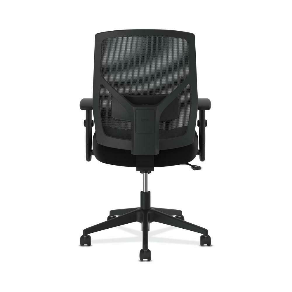 HON Crio High-Back Task Chair - Fabric Mesh Back Computer Chair for Office Desk,  Black (HVL581)