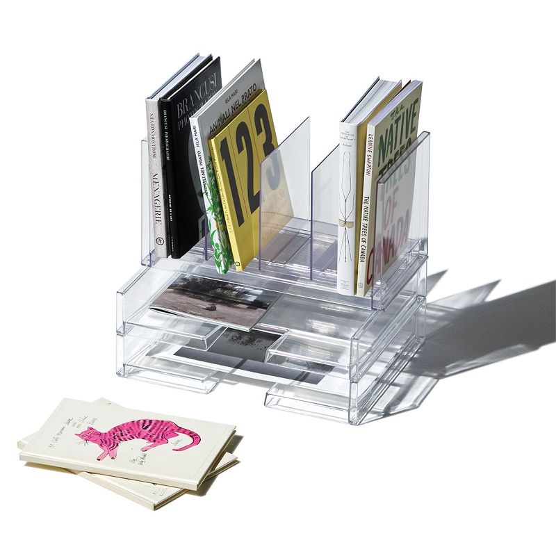 Like-It A4R Versatile File Tray Organizer for Home, Office, Desktop or Cosmetics Storage Solution (2 Pack)