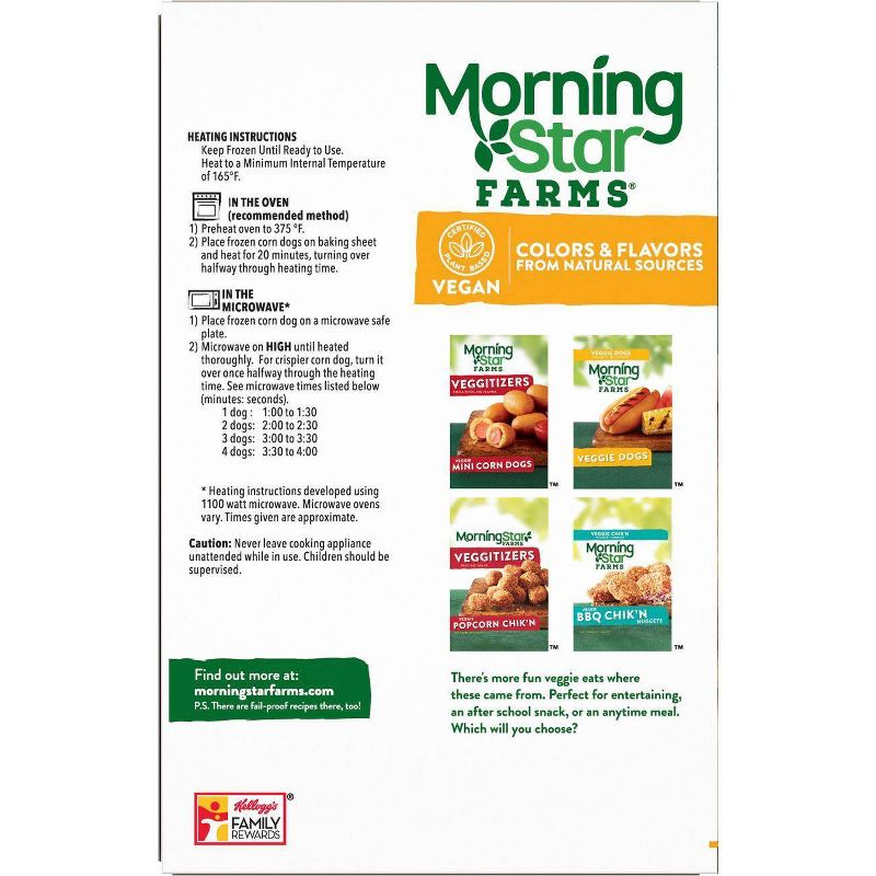 Morningstar Farms Veggie Classics Frozen Corn Dogs - 10oz/4pk