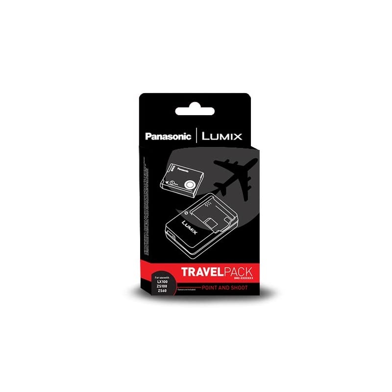 DMW-ZSTRV Lumix Battery & External Charger Travel Pack, Black