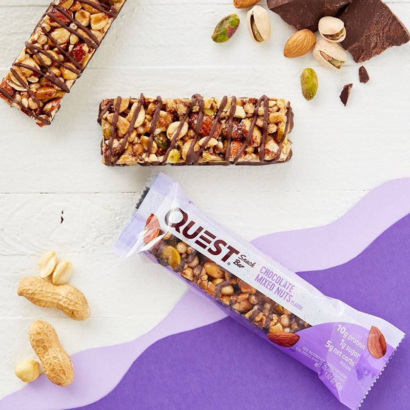 Quest Chocolate Mixed Nuts Snack Bar - 5ct/7.6oz