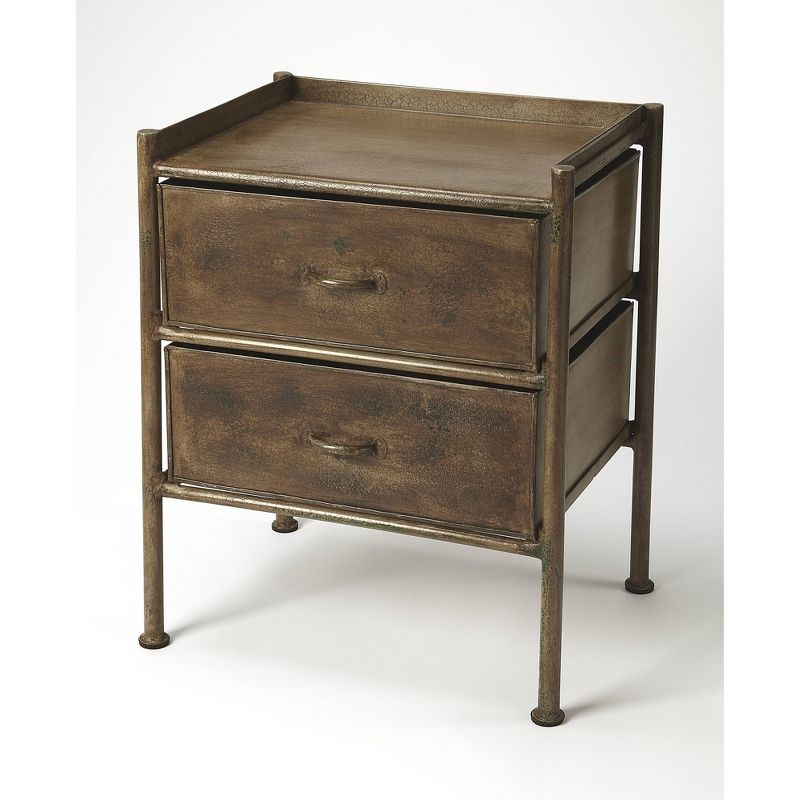 Cameron Industrial Chic Side Table Bronze - Butler Specialty