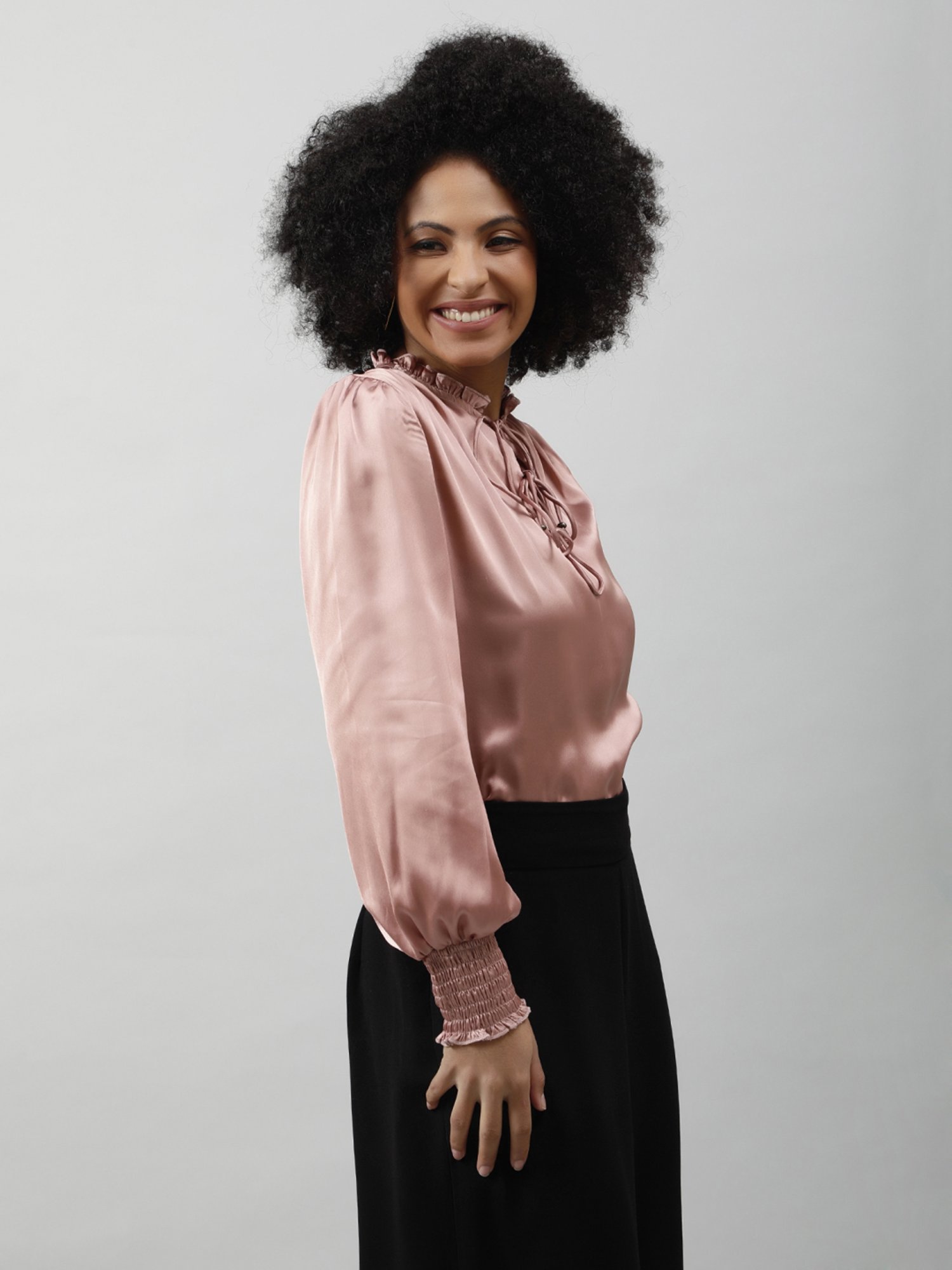 PURYS Pink Relaxed Fit Top