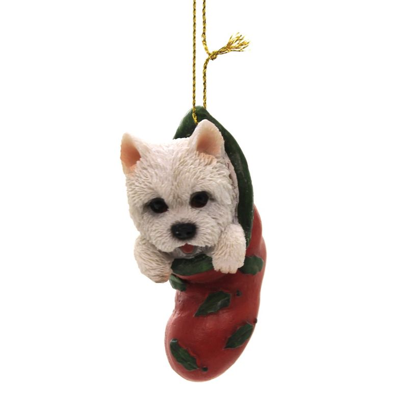 Holiday Ornaments 3.0" Westie Ornament Dog Mans Best Friend  -  Tree Ornaments