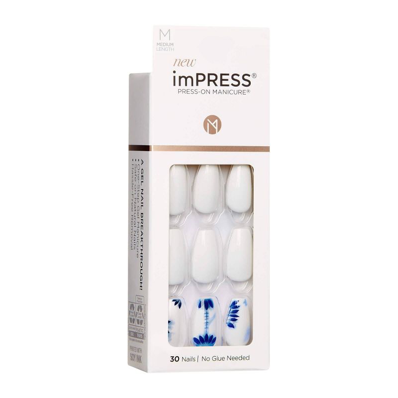 Kiss imPRESS Press-On Manicure False Nails - Tye Dye - 30ct