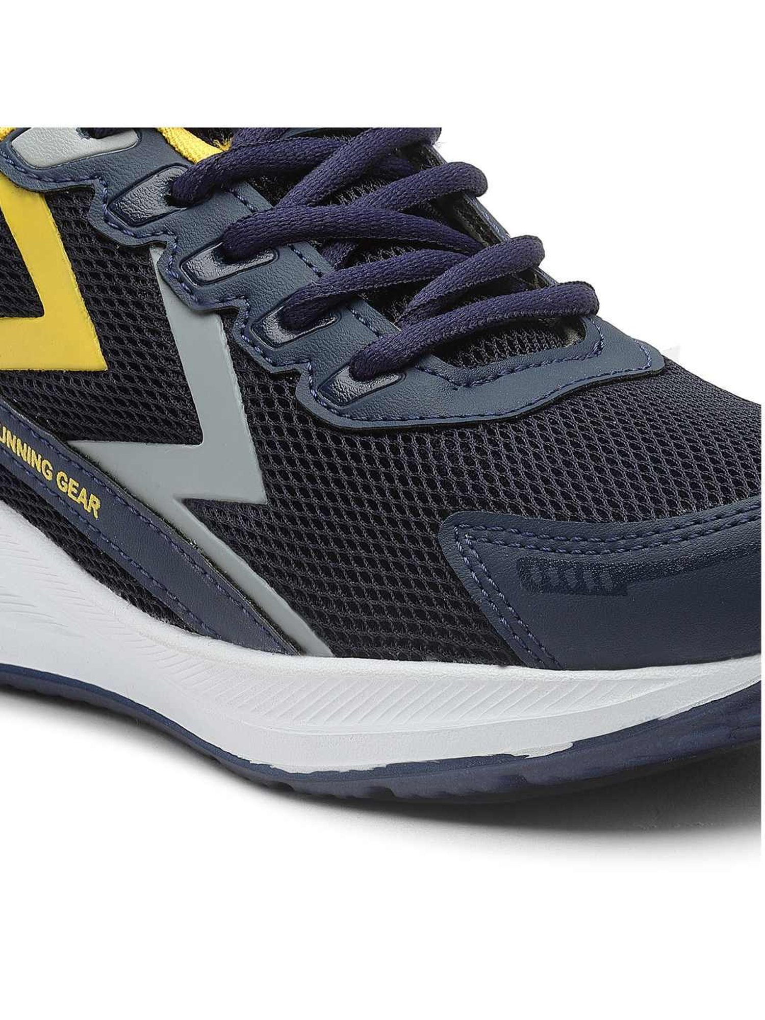 Asian Kids Navy Running Shoes