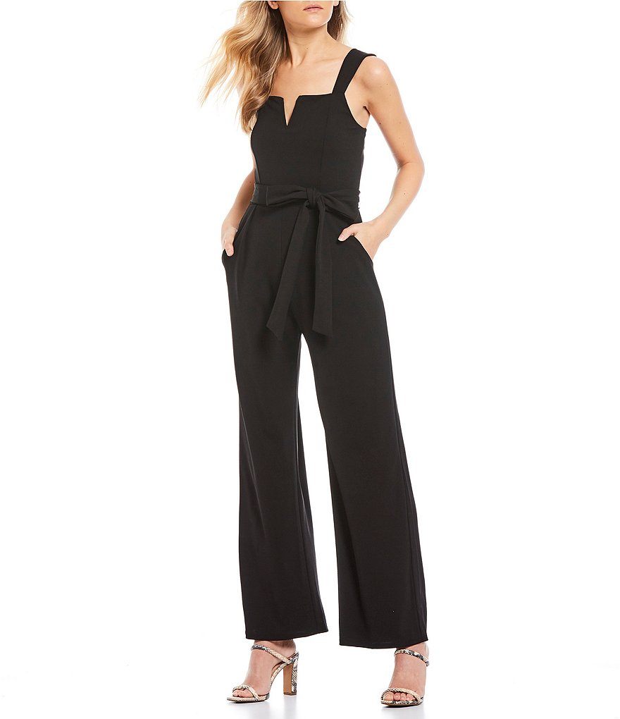 Coco + Jaimeson Strapless Elastic-Waist Laser-Cut Embroidered Knit Jumpsuit
