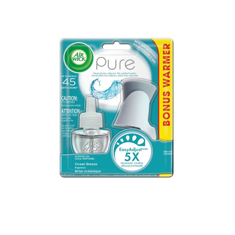 Air Wick Scented Oil Pure Ocean Breeze Air Freshener - 0.67oz