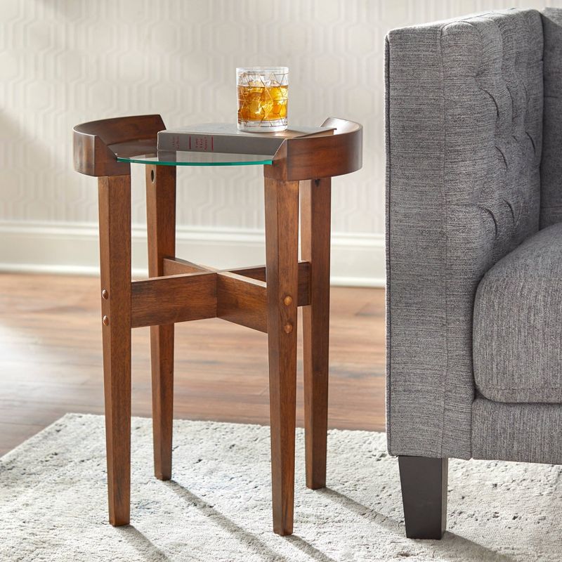 2pc Dayton Coffee and End Table Walnut - Lifestorey