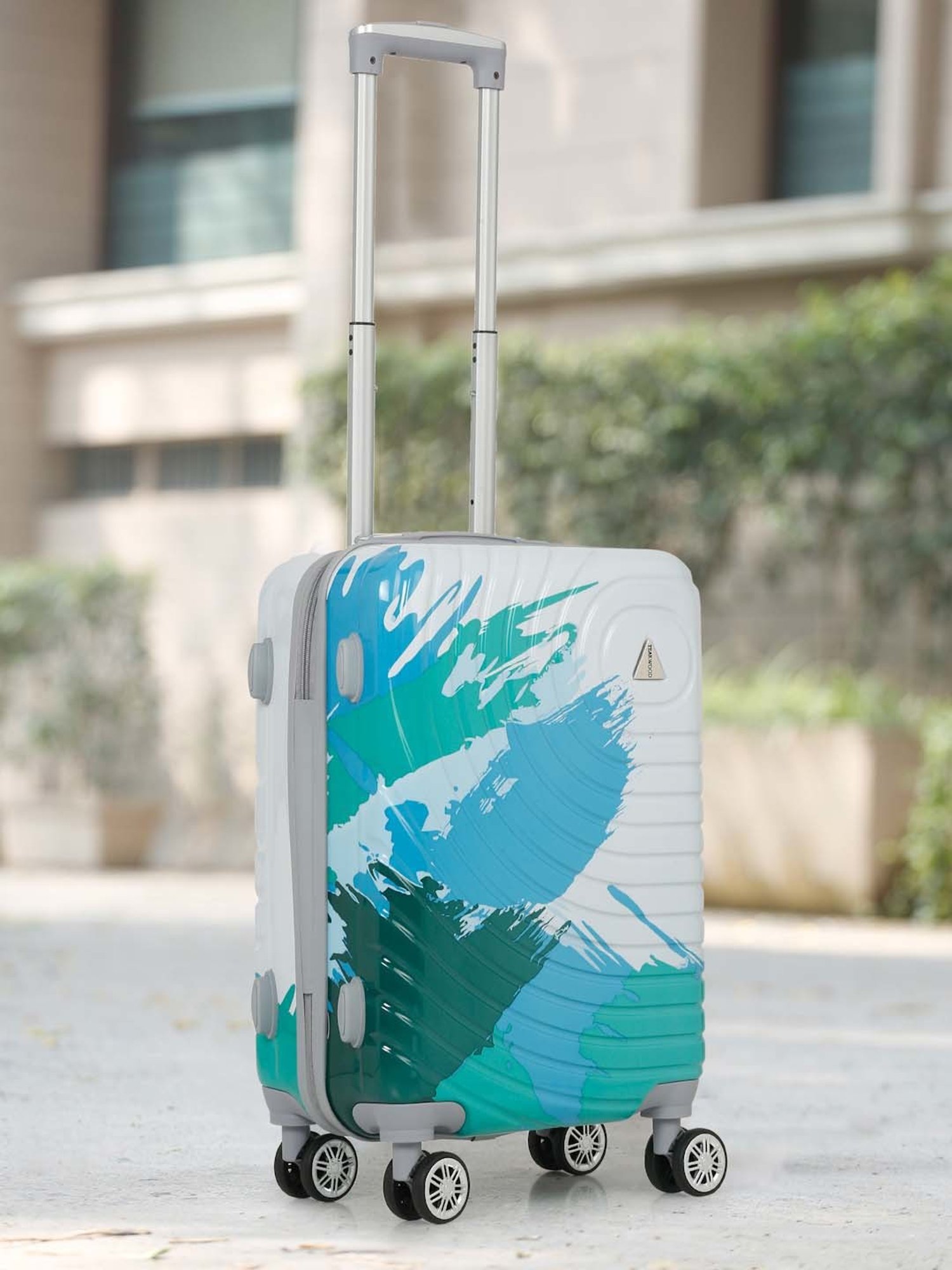 Skybags Salsa Red Solid Hard Medium Trolley Bag - 46 cm