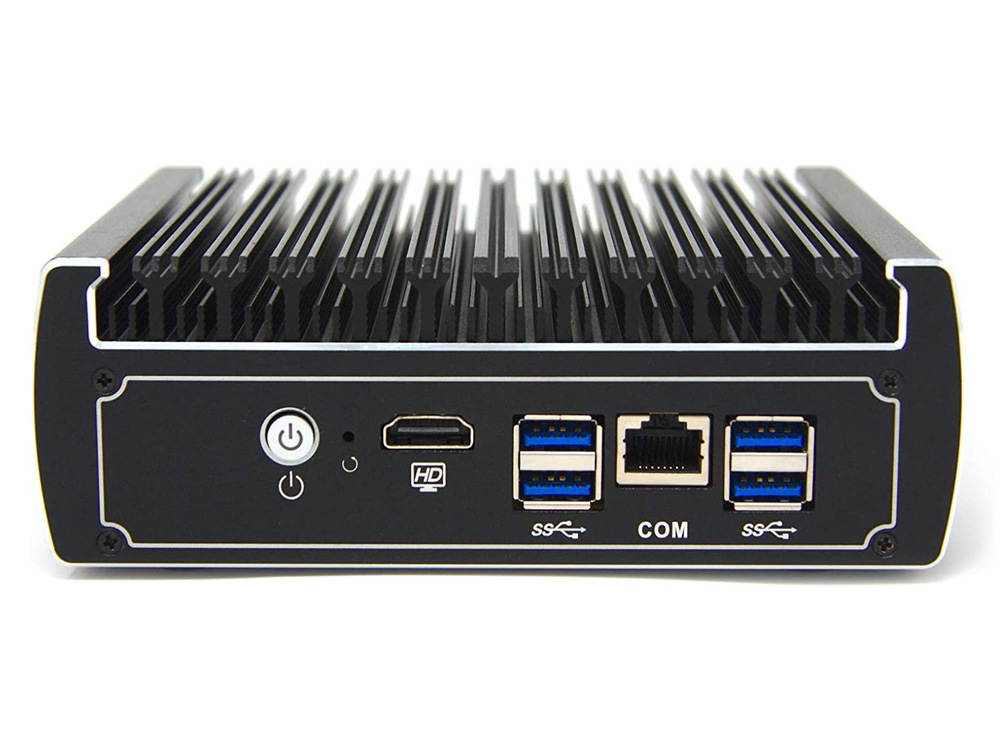 Firewall Micro Appliance 4K Support Fanless Mini PC Firewall Network Security Server VPN Router 3855U 3865U AES-NI Support 6 LAN 8G RAM 128G SSD SSD+ 2.5" HDD DDR4 I7