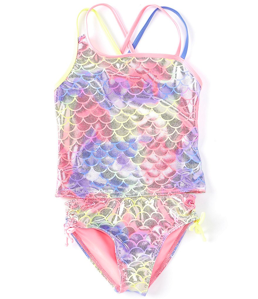 Angel Beach Big Girls 7-16 Magical Ocean Mermaid Two-Piece Swimsuit