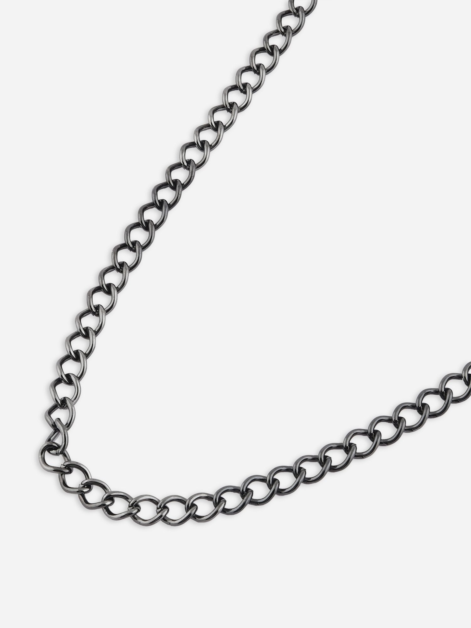 The Bro Code Glamorous Metalic Fusion Grey Necklace for Men