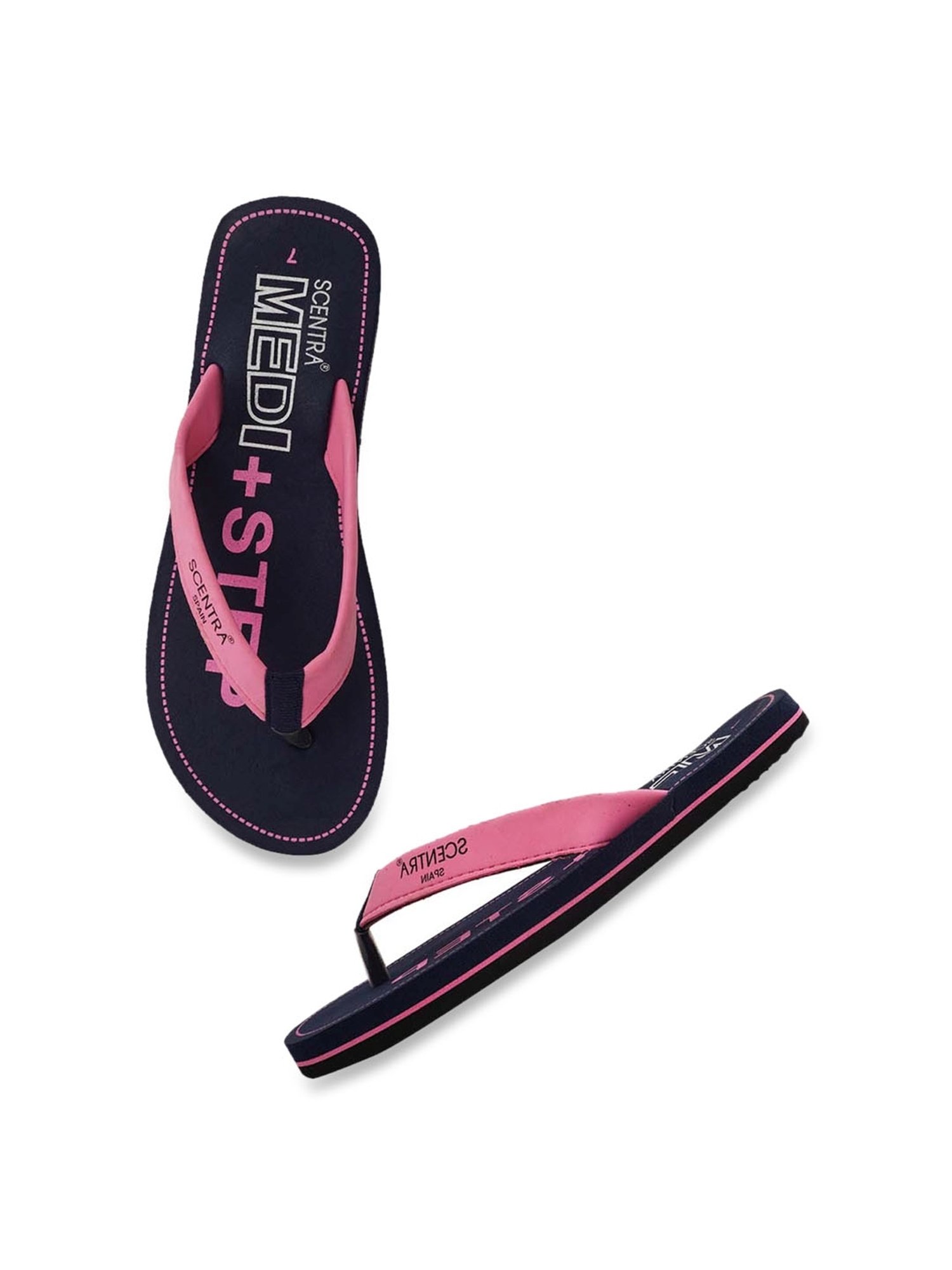 Scentra Women's Pink Flip Flops