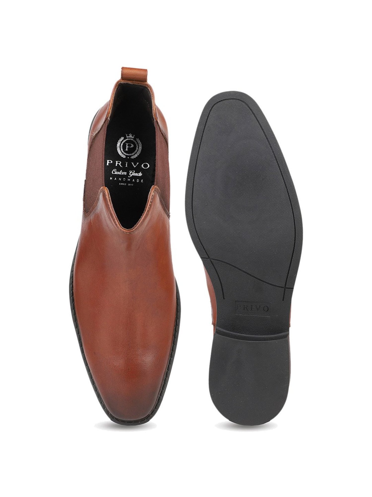 Privo by Inc.5 Men's Tan Chelsea Boots