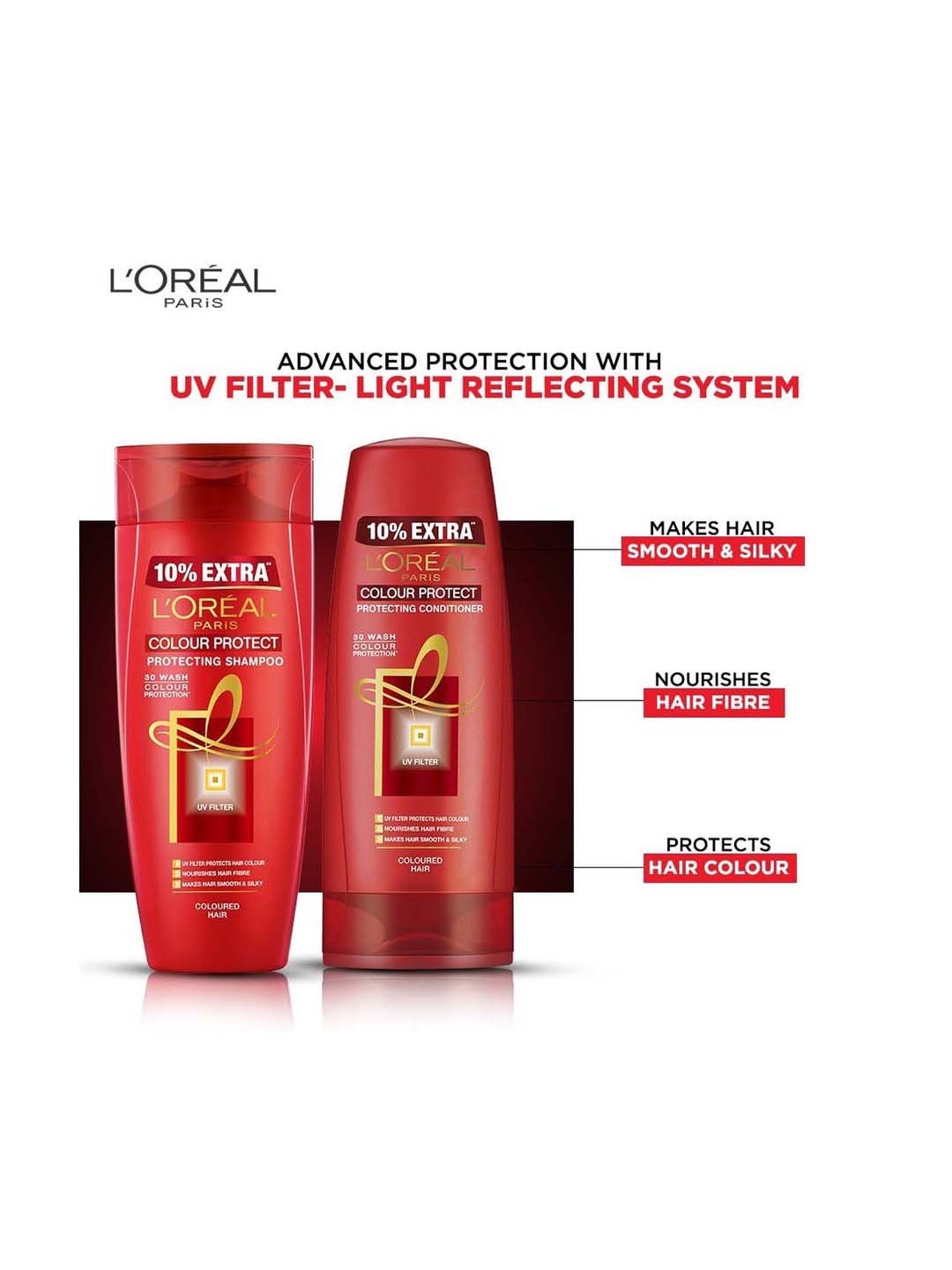 L'Oreal Paris Colour Protect Shampoo - 704 ml