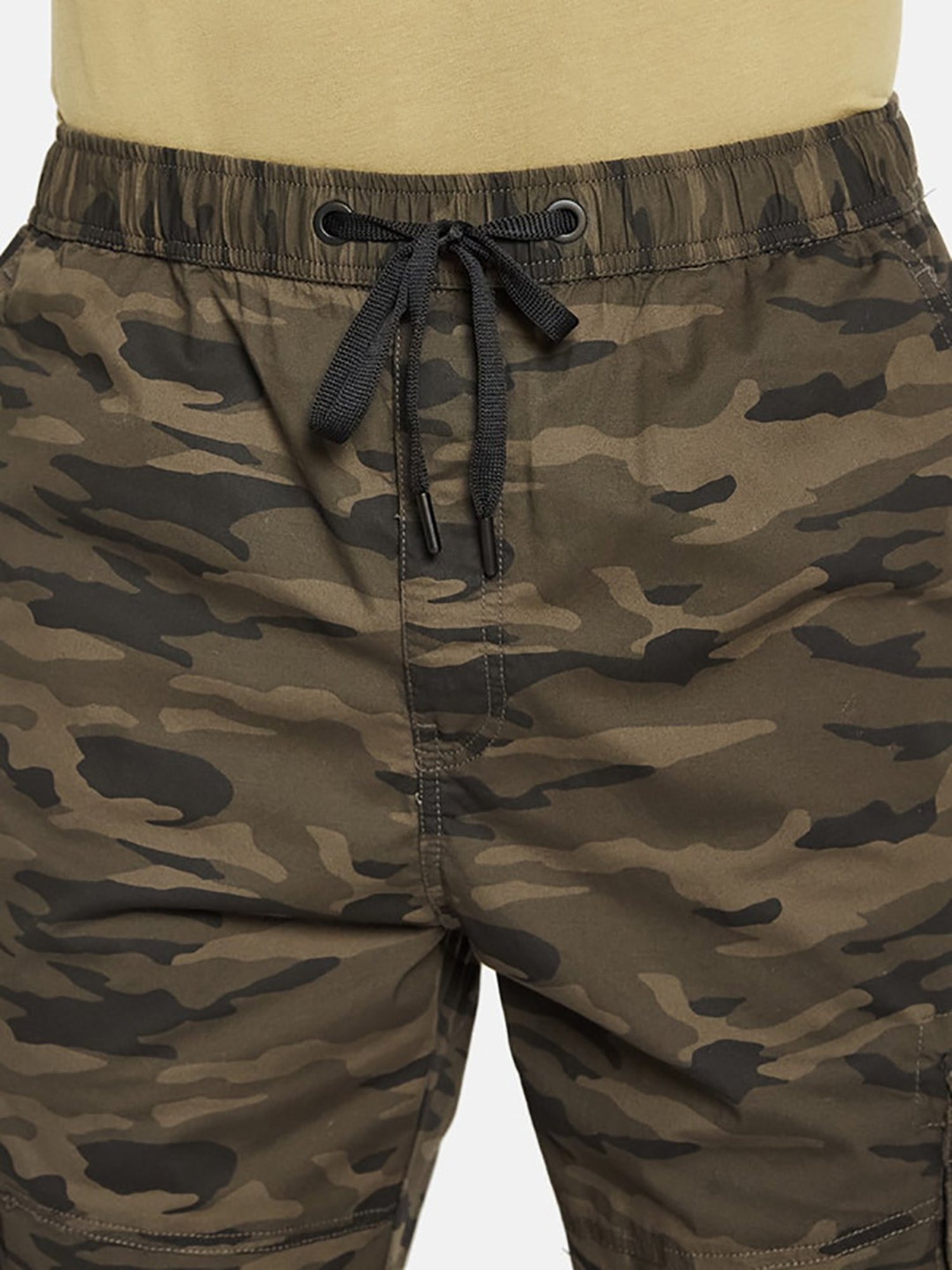 Basics Green Jogger Track Pant