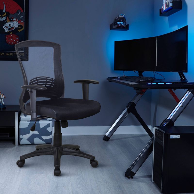 Mesh Office Chair Black - X Rocker