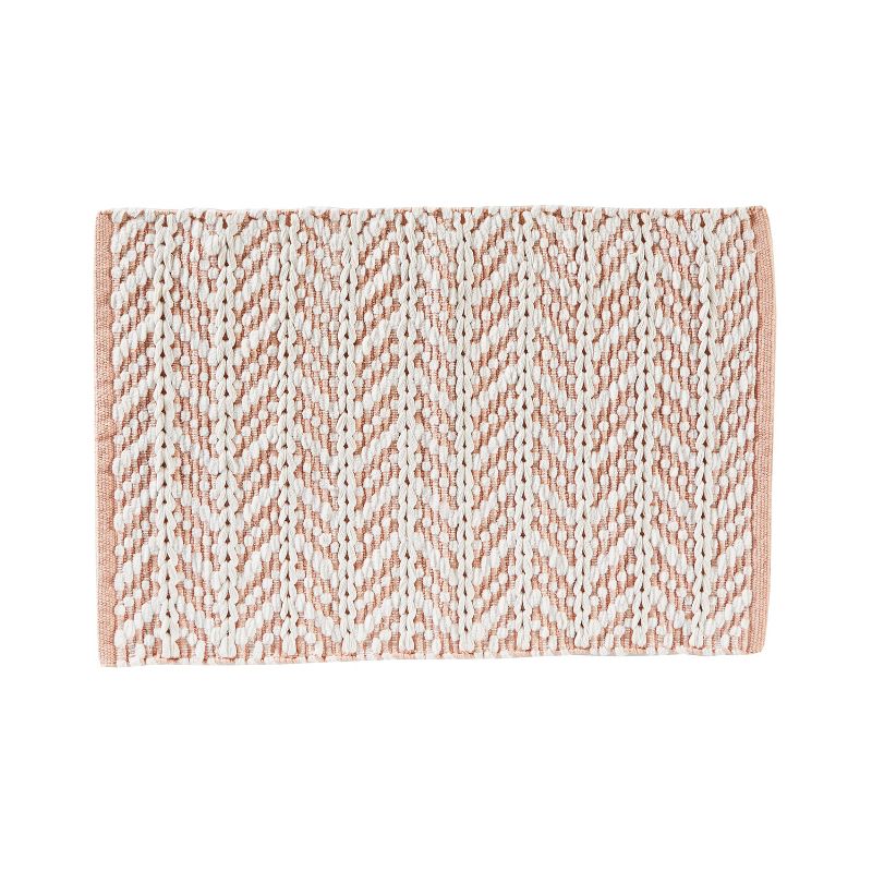 20" x 30" Pastel Petals Bath Rug Light Pink - Saturday Knight Ltd.