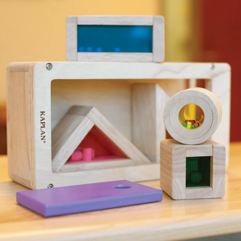 Guidecraft Rainbow Sound Blocks - 5 Pcs