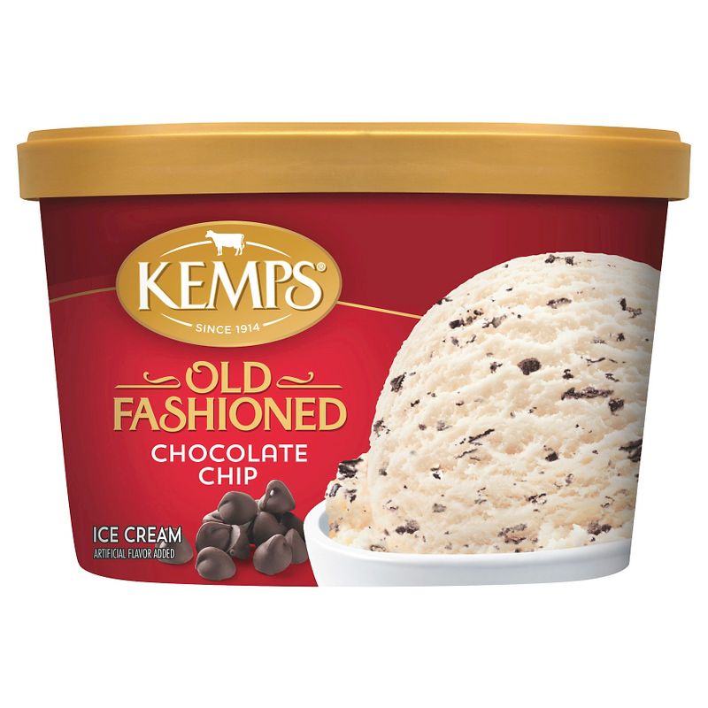 Kemps Chocolate Chip Ice Cream - 48 fl oz
