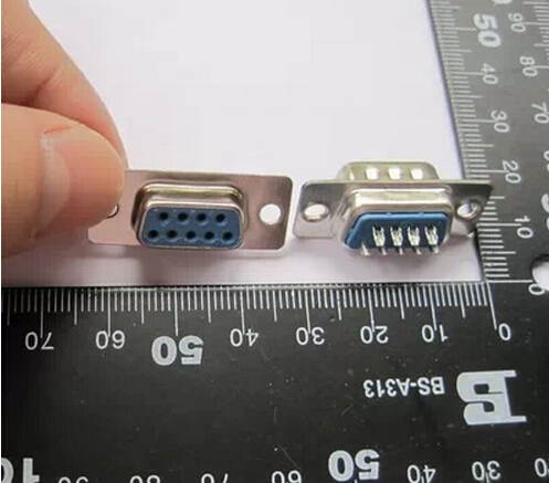 WWH-100pieces DB9 Female / hole Serial Plug RS232 welding head