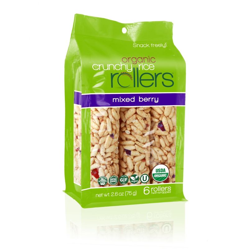 Bamboo Lane Mixed Berry Crunchy Rice Rollers - 2.6oz
