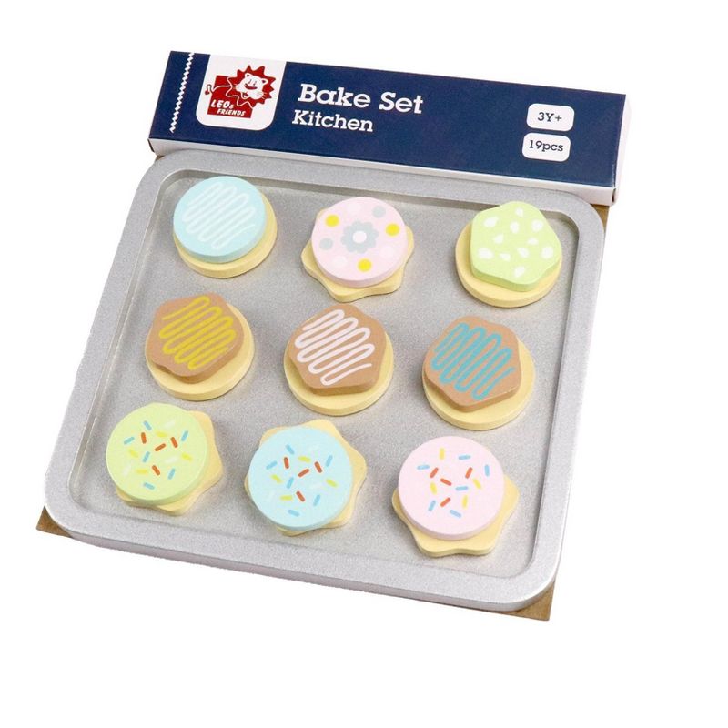 Melissa & Doug Stir and Serve Cooking Utensils (7pc) - Stainless Steel and Wood