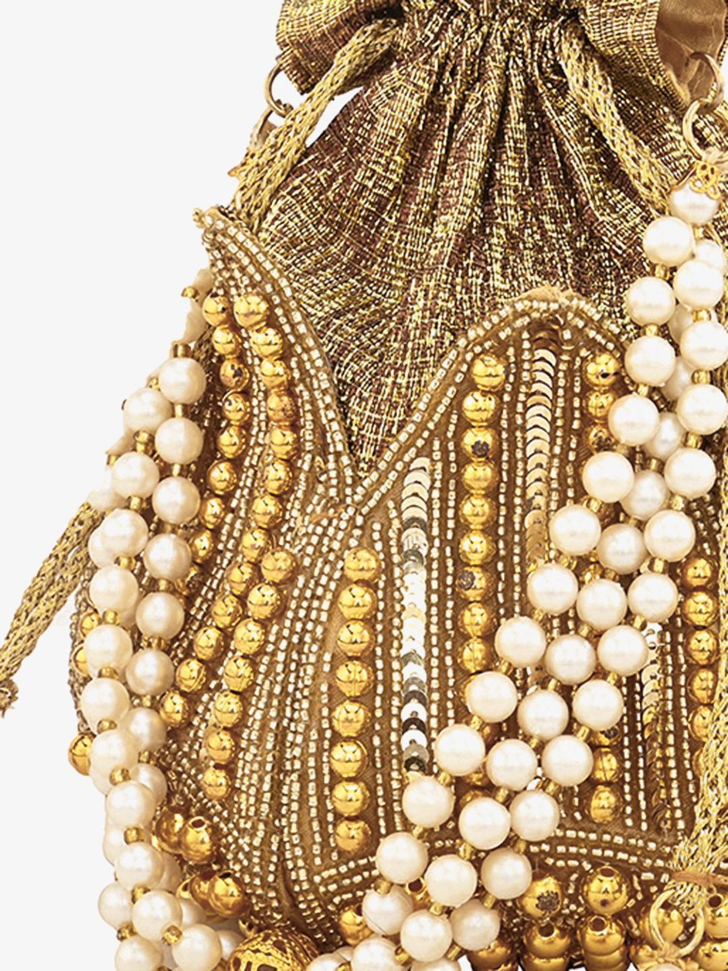 Call It Spring Silver Embellished Potli