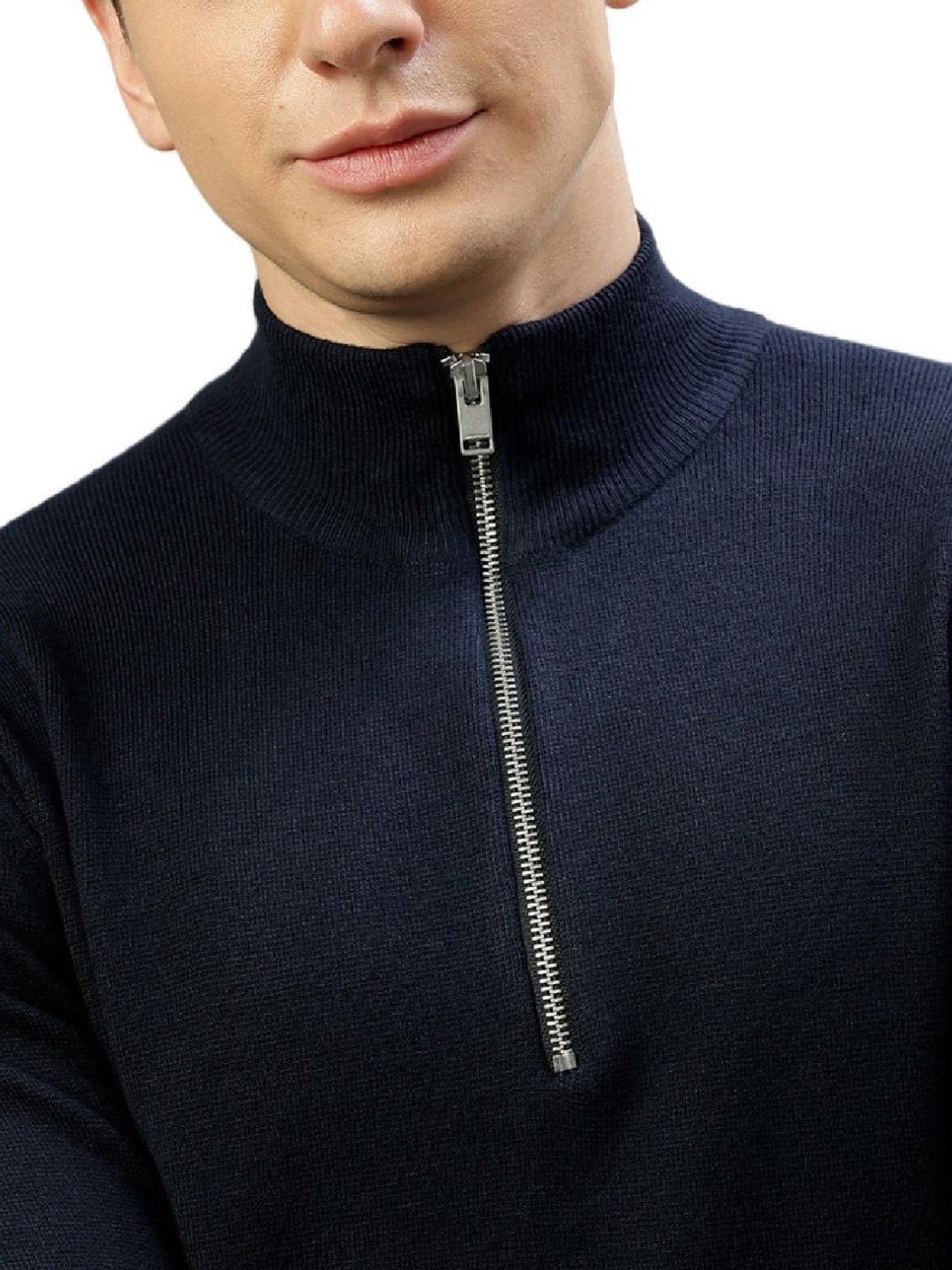 Lindbergh Blue Regular Fit Sweaters