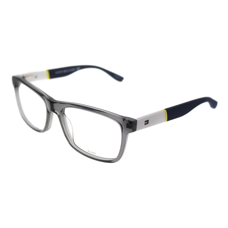 Tommy Hilfiger  FNV Unisex Rectangle Eyeglasses Gray White 52mm