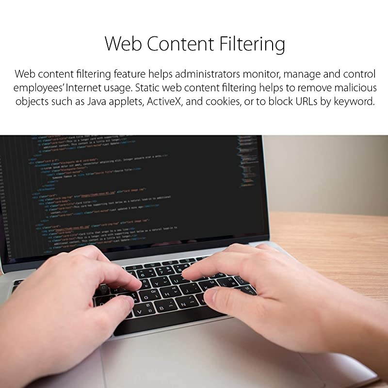 VPN Router 8 Port Gigabit with Dynamic Web Content Filtering DSR250