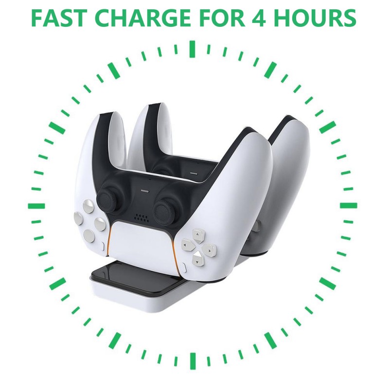 Dual Controller Charging Dock Station Charger For PS5 Gamepad Charger Stand For Playstation 5 PS5 Game Pad Accessories