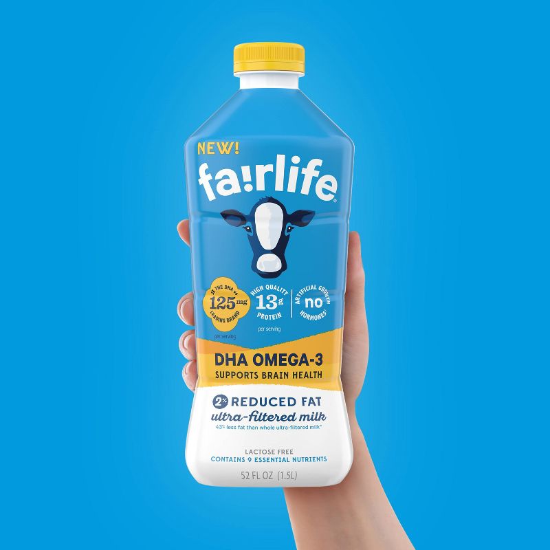 Fairlife Lactose-Free DHA Omega-3 2% Milk - 52 fl oz