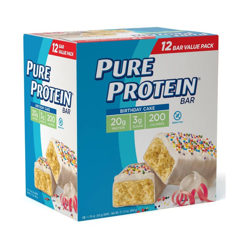 Pure Protein Bar - Birthday Cake - 12ct/21.16oz