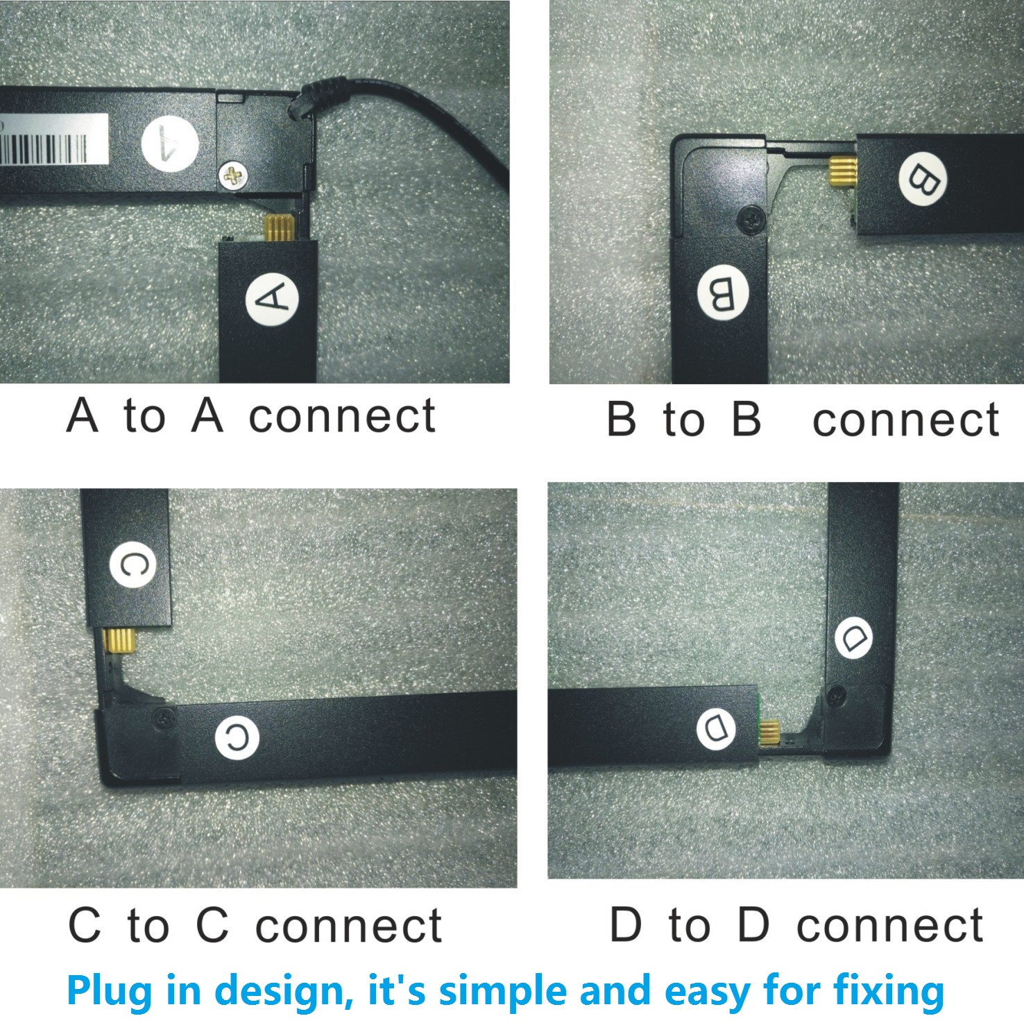 50 inch 10 Points Infrared Touch Screen Overlay,  Multipoint IR touch Frame , USB Free Driver, Easy Fix and Install, for Digital Signage Whiteboard Kiosks  Interactive Application