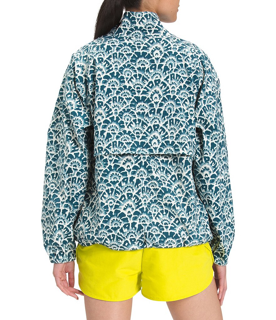The North Face Printed Class V Packable Long Sleeve Windbreaker