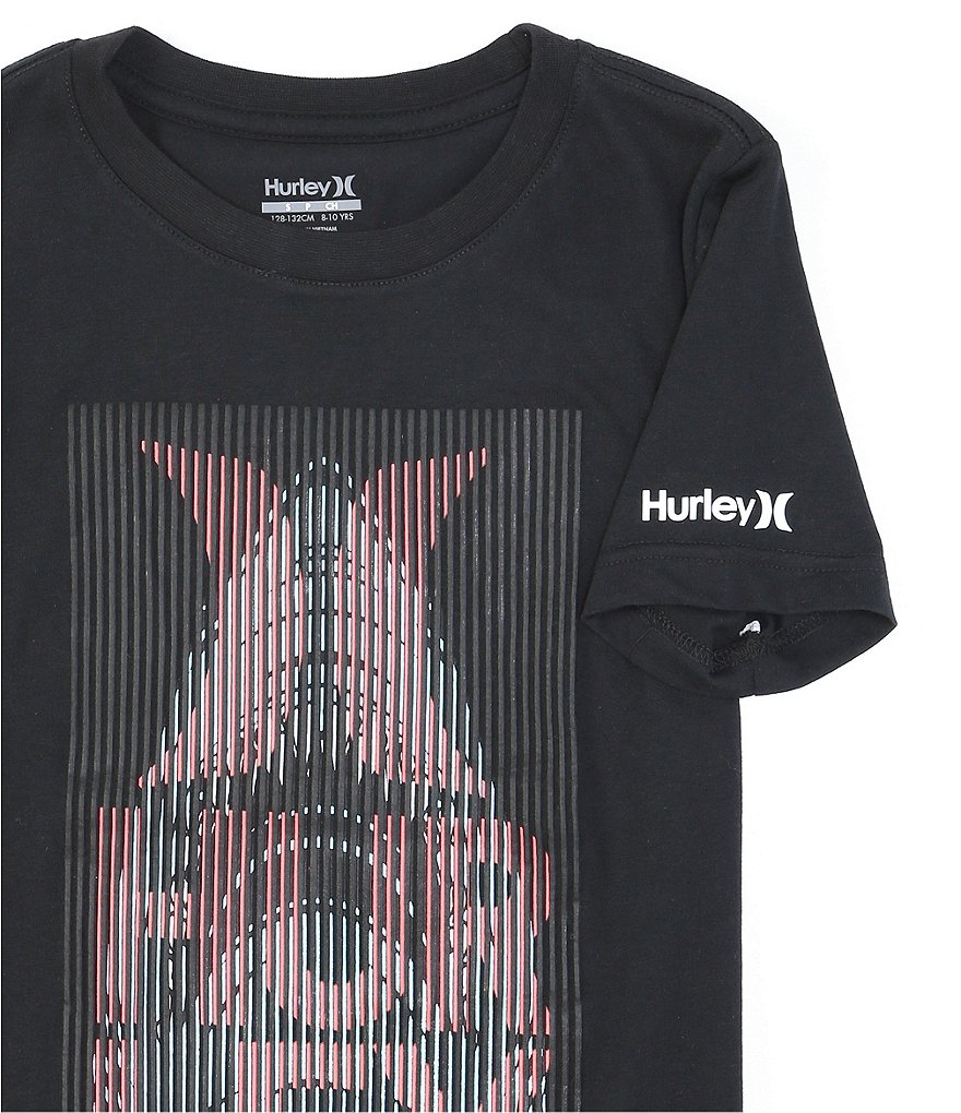Hurley Big Boys 8-20 Short-Sleeve Lenticular Stack Tee
