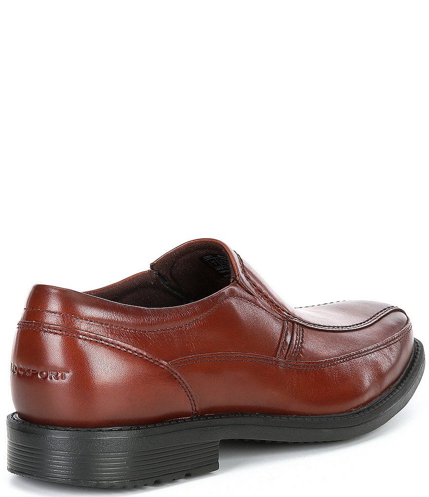 Rockport Men's Stratton Bicycle Toe Leather Slip-Ons