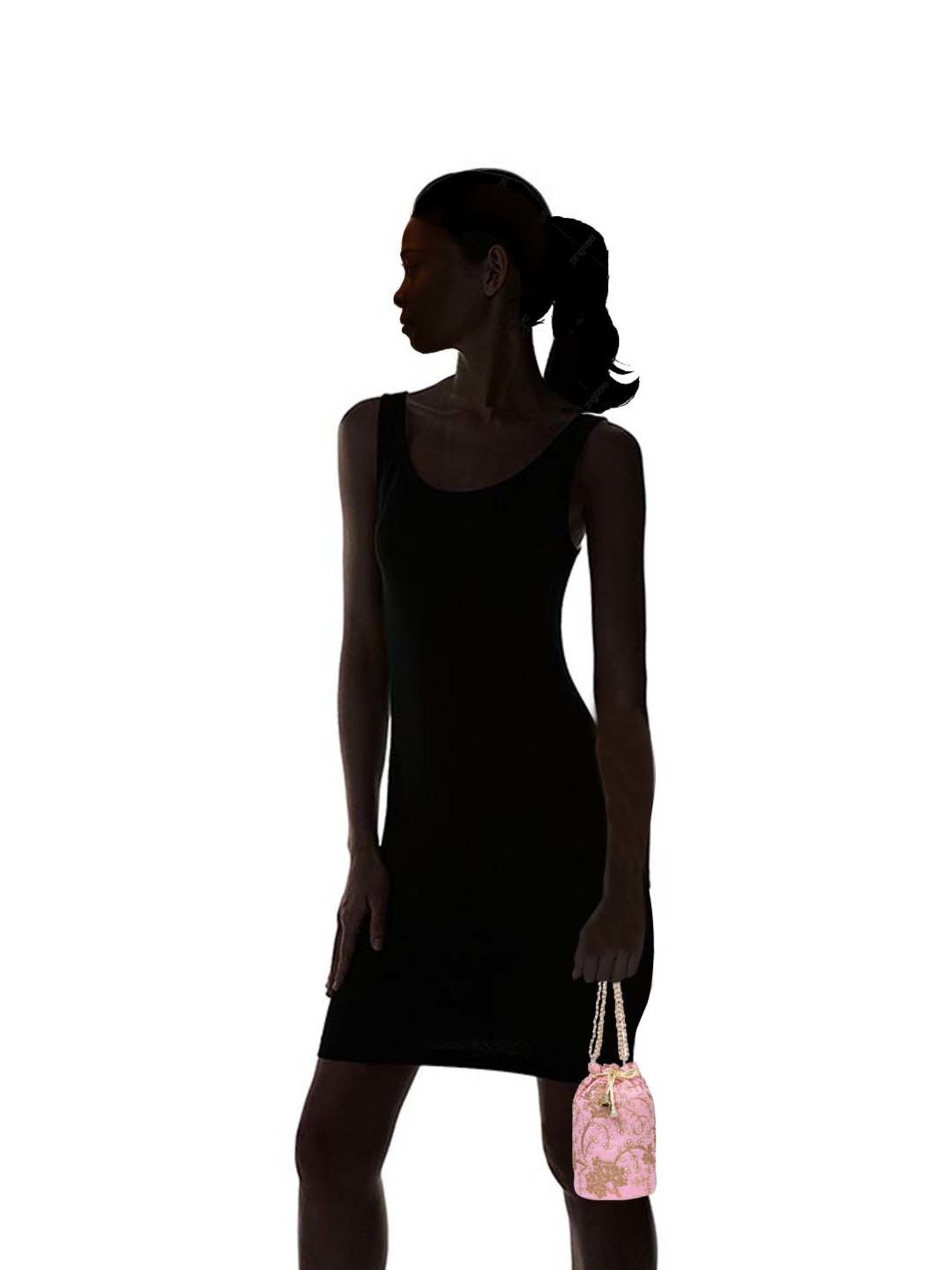 Call It Spring Silver Embellished Potli