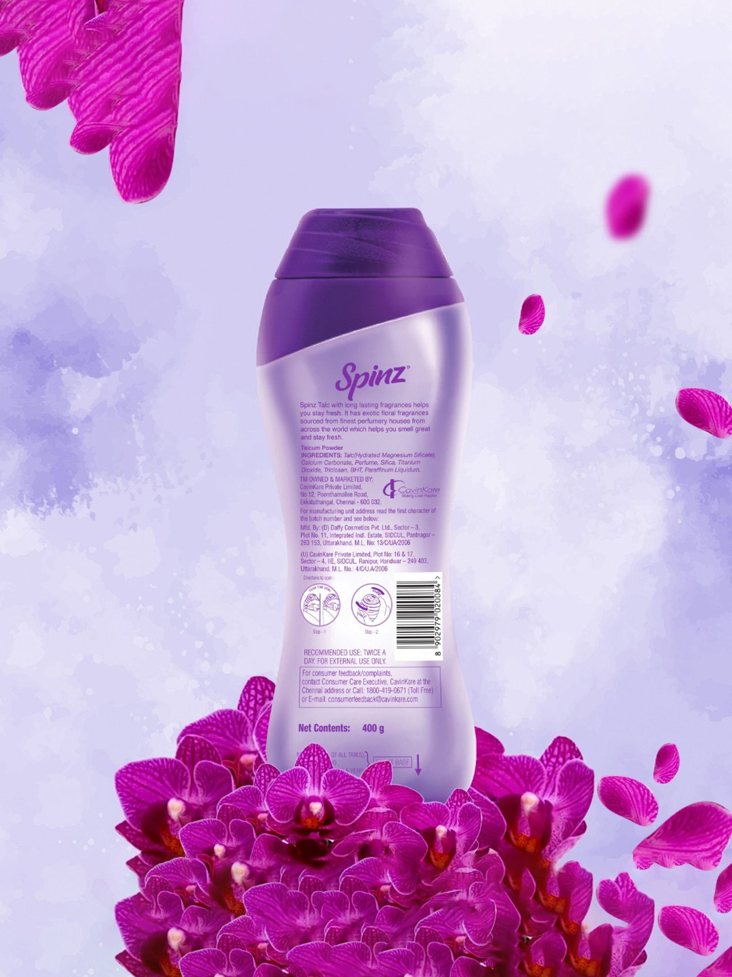 Pond's Starlight Perfumed Talc Orchid and Jasmin Notes - 100 gm