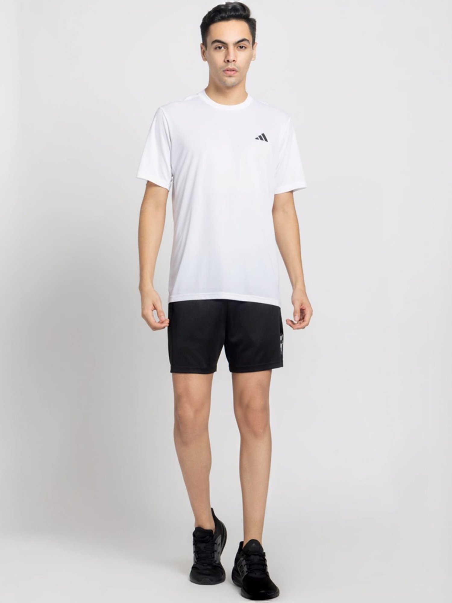 Adidas White Regular Fit T-Shirt