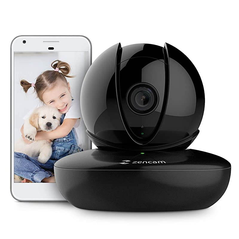 Amcrest  WiFi Camera Pet Dog Camera Nanny Cam with TwoWay Audio Baby Monitor with Cell Phone App PanTilt WiFi Wireless IP Camera Micro SD Card RTSP Cloud Night Vision M1B